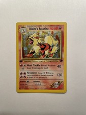 1st Edition Blaine's Arcanine 1/132 Holo Rare WOTC 2000 Pokemon Gym Challenge LP on eBay