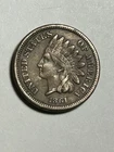1861 Copper Nickel Indian Head Cent, Beautiful Original! Tougher Date!