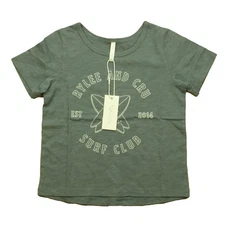 Rylee + Cru Basic Tee Surf Club Shirt Size 2-3 Years Toddler Top