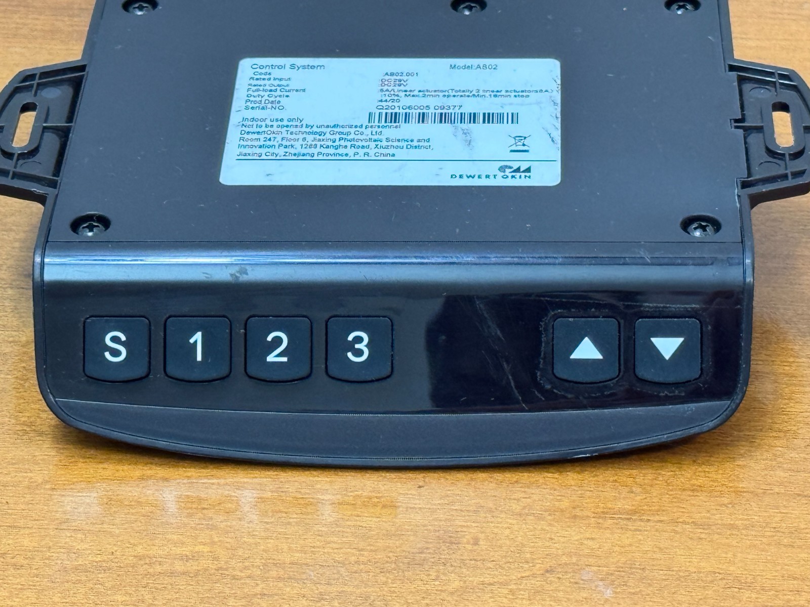 Dewert okin controller AB02 for  stand/sit desk , Controller only