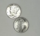 1940 MERCURY DIME UNCIRCULATED CHOICE TO GEM BU