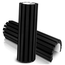 2Pcs Garage Wall Protector, Reflective Foam Garage Bumpers for Parking Black