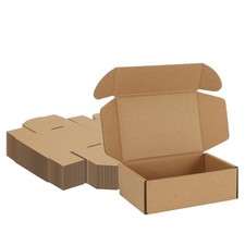 MEBRUDY 6x4x2 Inches Shipping Boxes Pack of 20, Small 6x4x2/ 20 Pack, Brown