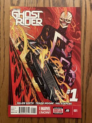 All New Ghost Rider #1 (Marvel 2014) MCU Key 1st Appearance Robbie ...