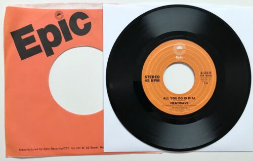 HEATWAVE: Boogie Nights (Vinyl 7" Single) NM - Imagen 2 de 2