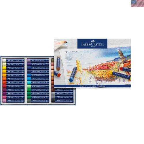 Premium 36-Crayon Oil Pastel Set - Safe, Vivid Colors for Creative Projects