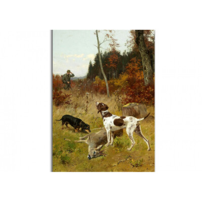* Dachshund Teckel Dachshund & Pointer *** Postcard * # 21 A