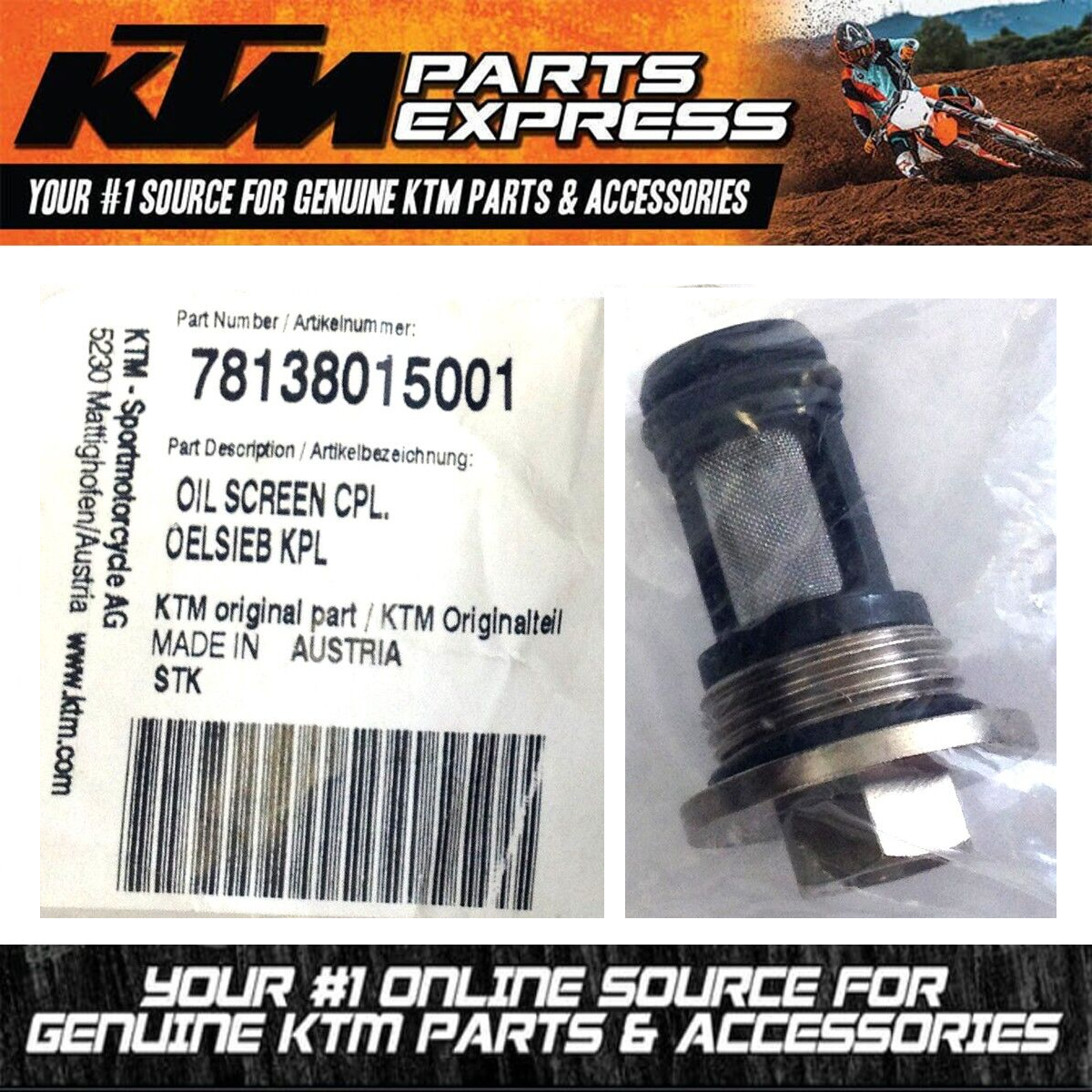 Bouchon De Remplissage D'huile Orange Pour KTM - Aluminium CNC, Joint Inclus - Compatible 50SX à 690