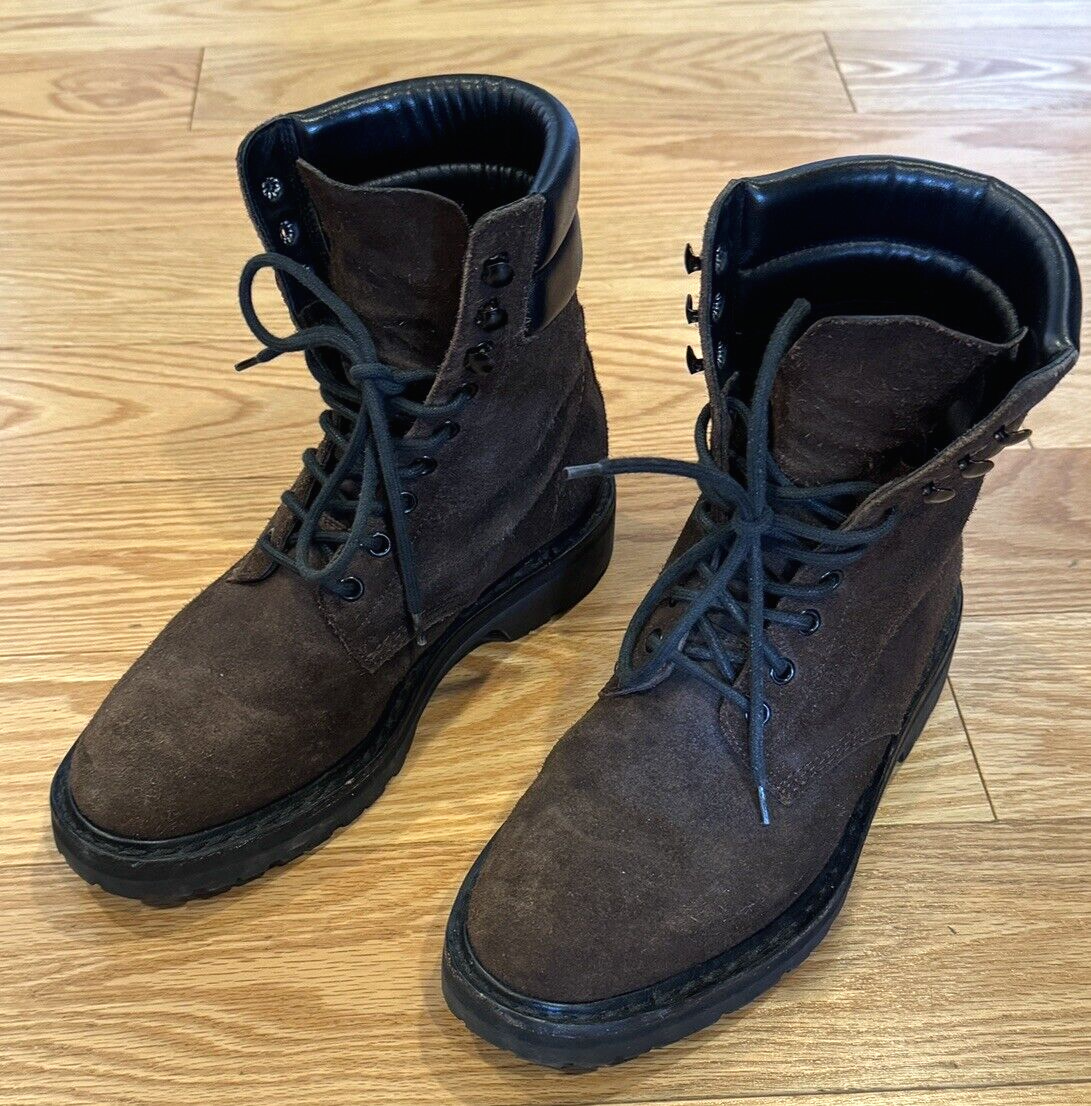 Autentici stivali Saint Laurent YSL Appetite Trekker da uomo TAGLIA 40 RARI