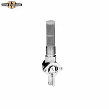 Motorcycle Chrome Fuel Petcock 3/8"NPT Fit For Harley Pre-1974 Replace 62125-55B