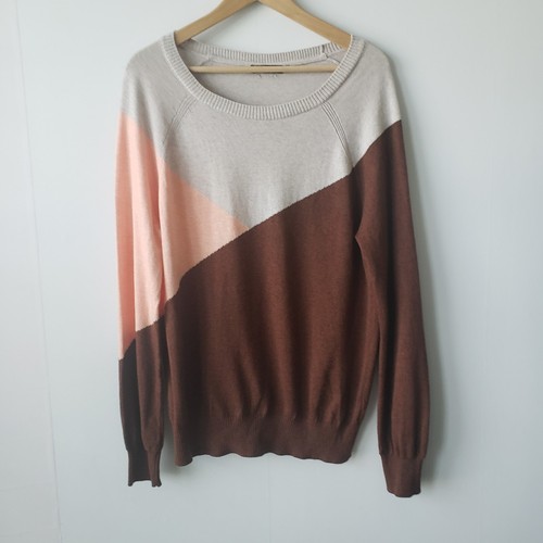 Prana women's Havaar merino wool blend color block sweater size M | eBay