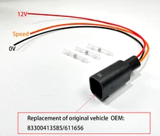 3-Pin GPS Repair Connector For BMW Rt Gs R F St GT GT 83300413585/611656 Black