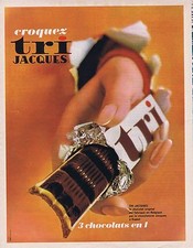 Publicité Advertising 016 1968 Tri Jacques 3 chocolats en 1