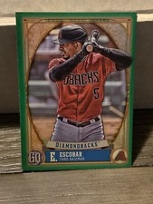 2021 Topps Gypsy Queen Eduardo Escobar Green Parallel #193 Arizona Diamondbacks