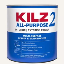 KILZ 2 All Purpose Interior Exterior Multi Surface Primer & Stain Blocker
