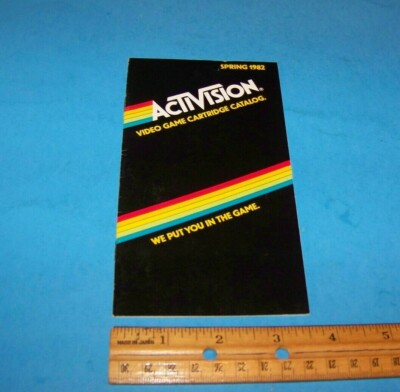 Petit Catalogue De Jeux Vidéo Vintage Activision (Marble Madness) - Bon état Pour Nintendo NES / Atari - Occasion