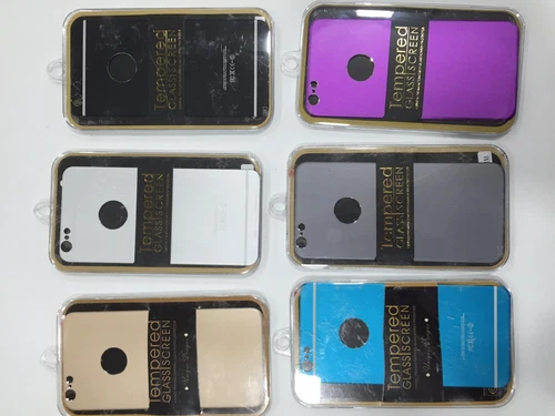 Color Tempered glass Full Screen Protector For Apple Iphone 6 4.7 & 6 Plus 5.5