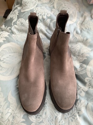 Gabor braune Wildleder Stiefeletten Gr. 10 weite Passform G neu