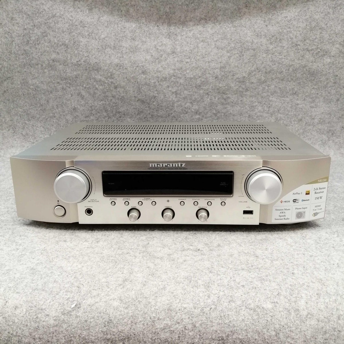 アンプ Marantz NR1200 Network Audio Receiver Marantz NR1200 Network Receiver, Hi-Fi Stereo Amplifier with
