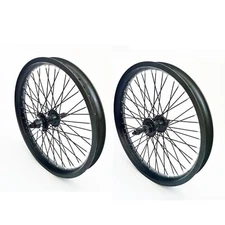 20 in Spoke Bike Wheel Set Front & Rear Rim 12G, Heavy Duty Double Wall Bike Rim