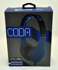 NEW iFrogz CODA Over the Ear Headphones w/Remote+Mic BLUE headset iPhone 5s/4s