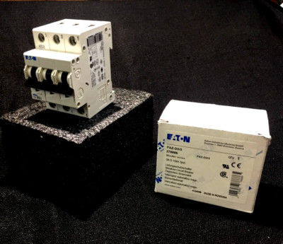 EATON - CUTLER HAMMER FAZ - D3/3   3 PHASE, NEW 1 IN ORIGINAL PACKAGE 1 REPACKED