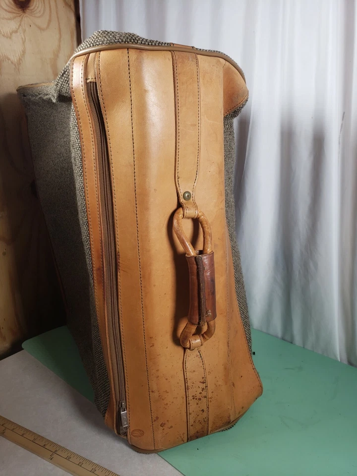 Equipaje de colección Hartmann nogal tweed móvil viajero expandir 24" traje ropa Foto 4 de 4