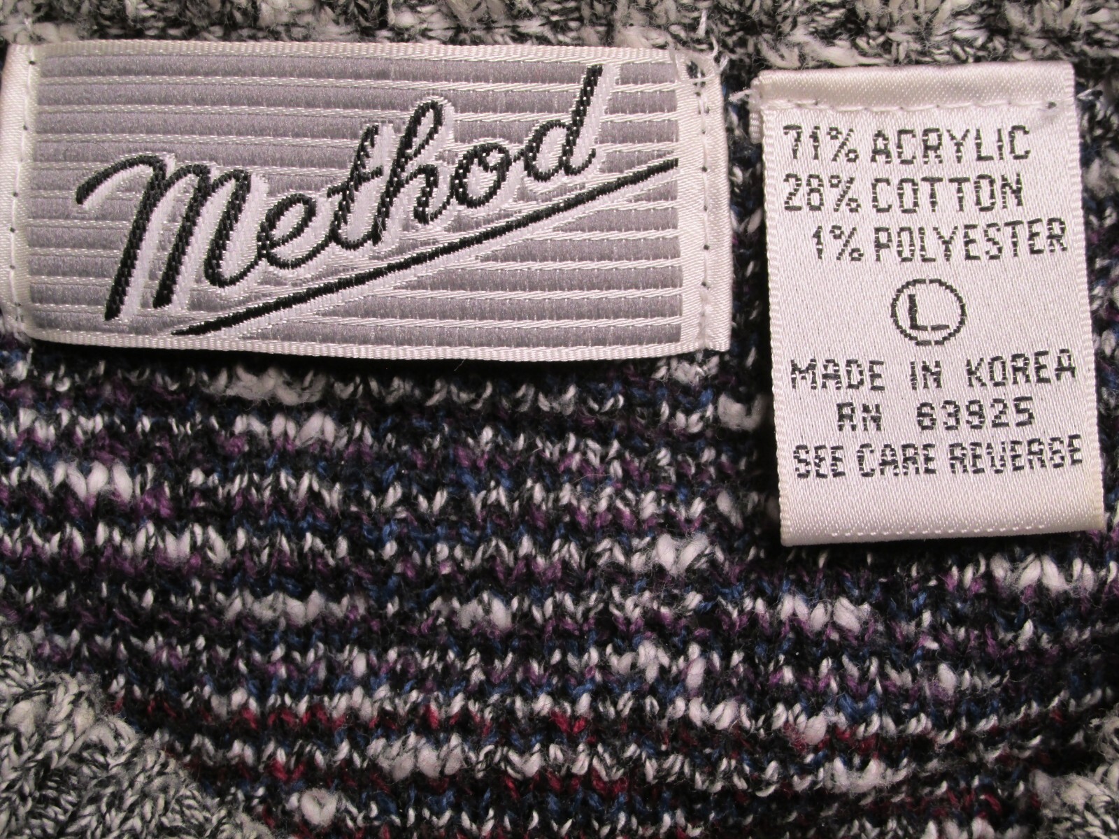 METHOD Pullover Sweater Men Size Large Multicolor… - image 5