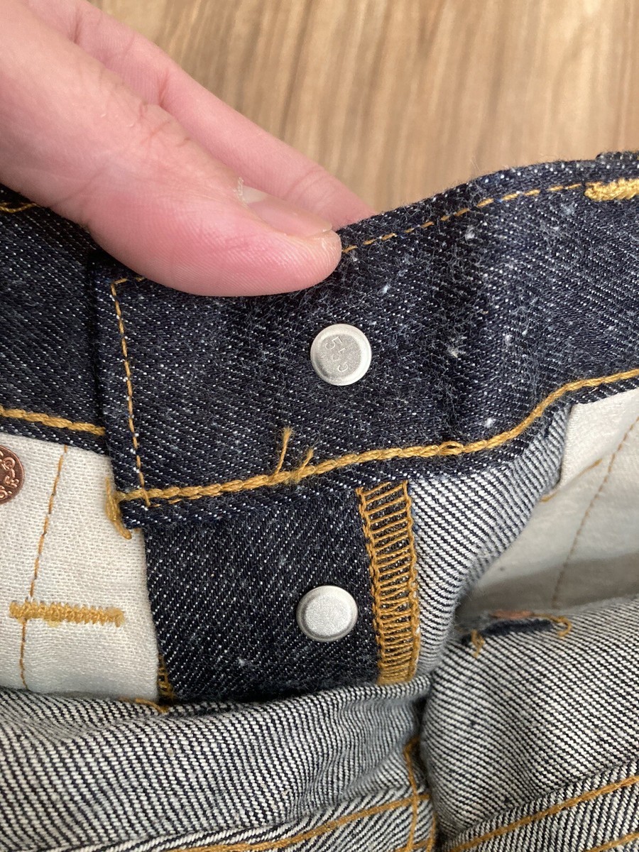 Vintage LEVIS 201 XX / 501 W30 L38 Selvedge 1937 90s LVC 555 Big E