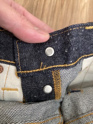 Vintage LEVIS 201 XX / 501 W30 L38 Selvedge 1937 90s LVC 555 Big E