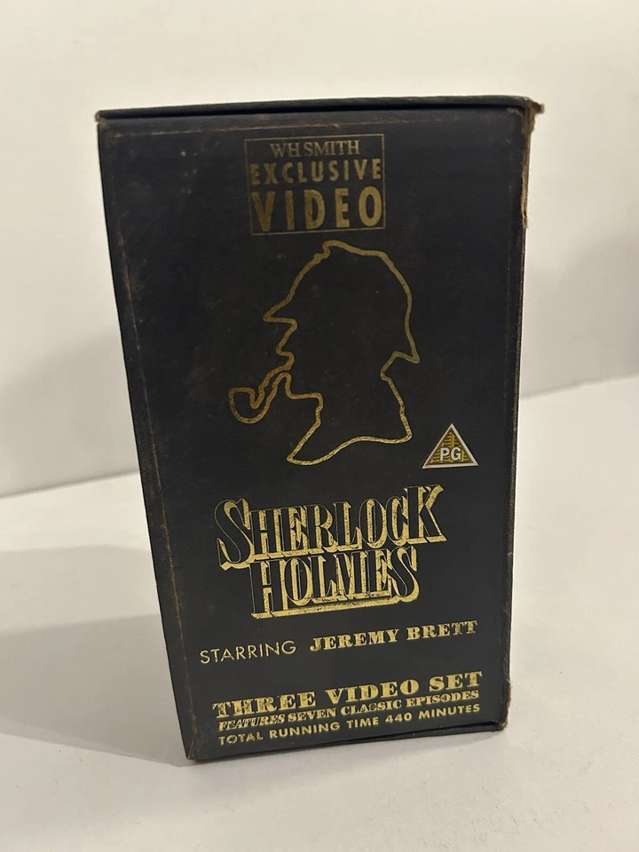 Sherlock Holmes  WH Smith exclusive VHS 3 Video set Foto 3 de 4