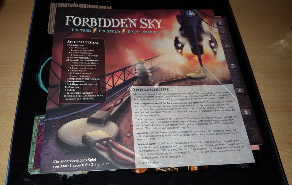 Forbidden Sky - Kooperativ - Schmidt Spiele 2018 - top Zustand - komplett - Bild 3 von 4