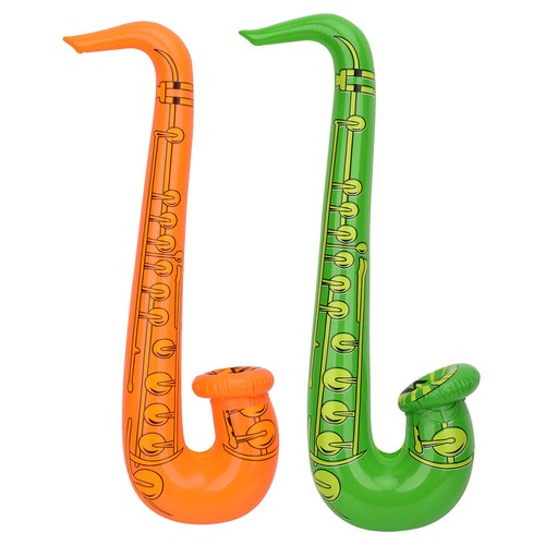1-12pcs Party Inflatable Toy Blow Up Saxophones Music Instruments Fancy Prop UK - Picture 32 of 36
