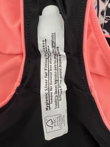 Wonder Nation Girls Printed Bikini Swimsuit, 2-Pc, Reversible Bottoms XL( 14-16) - Picture 5 of 5