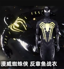 Marvel's Spider-Man 2 Traje Anti-Ock Juegos con disfraces Mono Traje Halloween Body Conjunto
