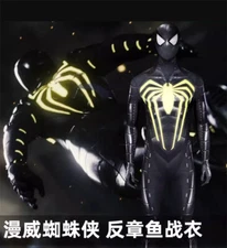 Marvel's Spider-Man 2 Anti-Ock Suit Cosplay Jumpsuit Suit Halloween Bodysuit Set