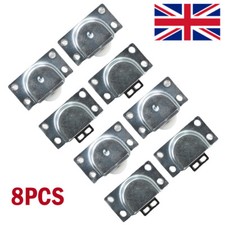 8 Stainless Steel Sliding Door Wheels Rollers Runners For Cupboard/Wardrobe Tool