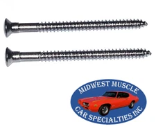 64-67 NOSR GM GTO Chevelle Door Wing Vent Window Frame Channel Mounting Screw FN