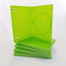 Microsoft Xbox 360 Empty Replacement Game Cases Opaque Green Set Lot Of 5