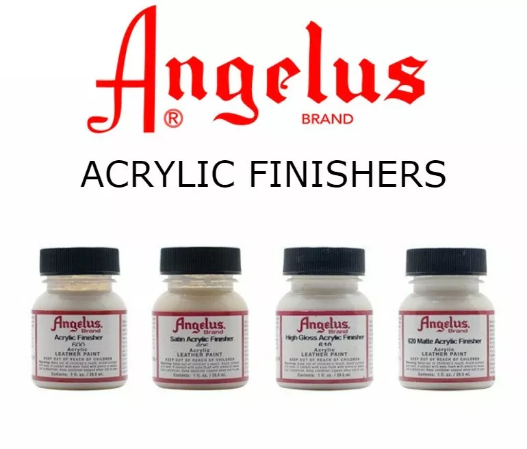 Angelus Matte Acrylic Finisher for your Newly Painted Leather Item