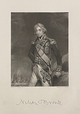 Nelson Horatio (1758-1805) Vice Admiral British Trafalgar Signatur C 1835