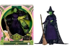 Mattel Universal Wicked Deluxe Elphaba Fashion Doll & Accessories, Movie-Inspire
