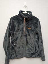D2 Columbia Full Zip Patterned Fleece Jacket Womens Size Medium