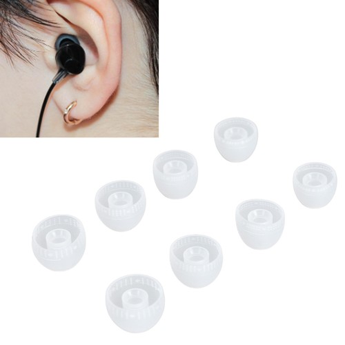 Earbud Tips Soft Silicone Earbuds Replacement XS S M L Sizes 4 Pairs Soft - Picture 12 of 12