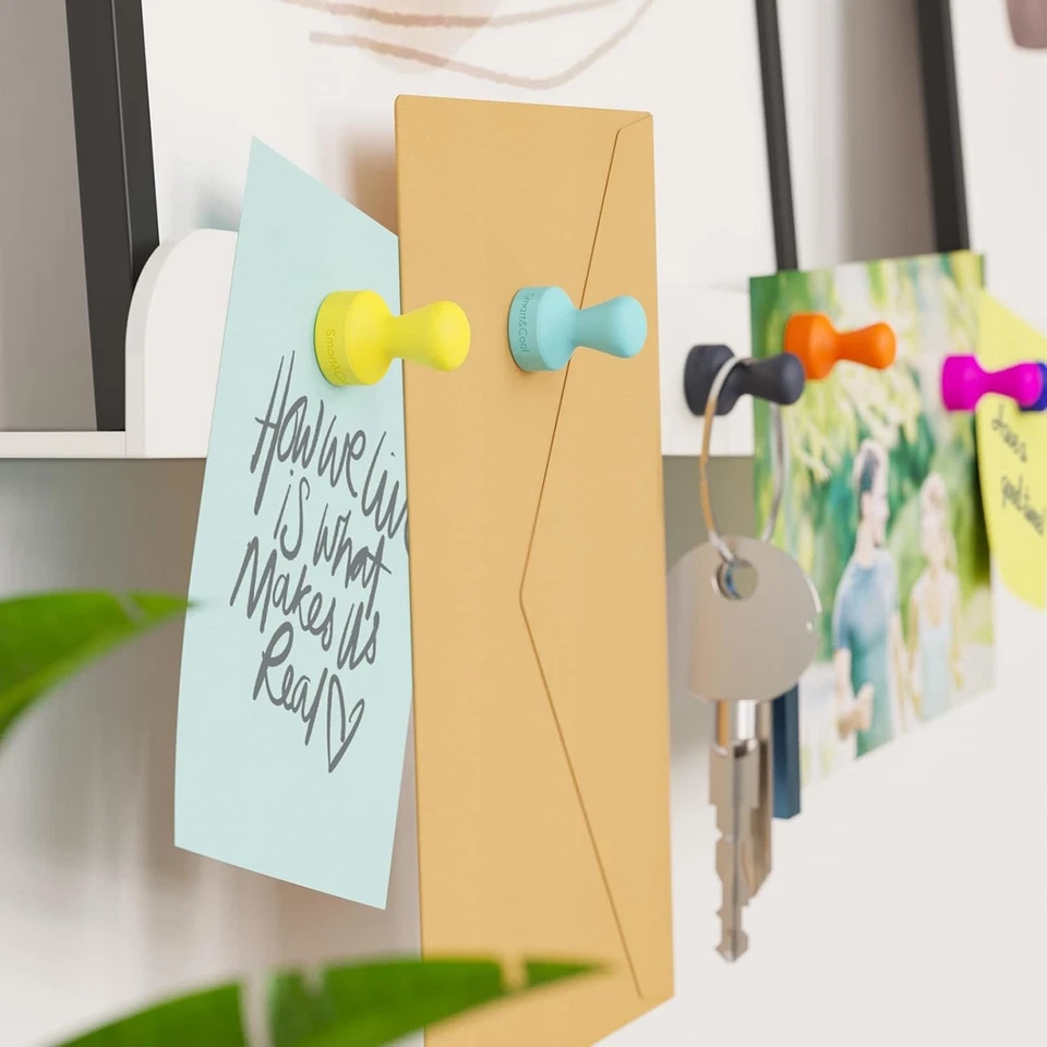 Silicone Anti Scratch Push Pin Refrigerator Magnets, Thumbtack Magnets - Image 3 of 4