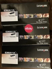 Lexmark E260A11A  - Return Program -  Black Laser Toner - OEM Sealed - New*