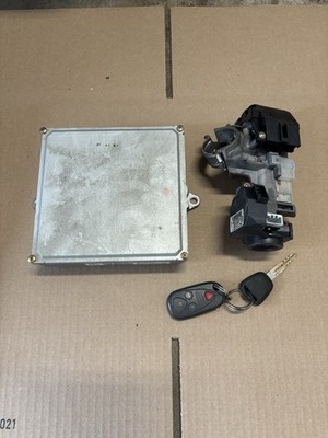 04-08 ACURA TSX - ENGINE ECU ECM W/ MATCHING IGNITION SWITCH W/KEY OEM A/T