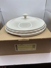 Longaberger grandma Bonnie Ivory  pie plate lid