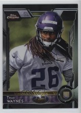 2015 Topps Chrome Rookies Black Refractor 117/299 Trae Waynes #104 rp9