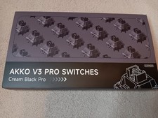Akko V3 pro switches Ceam Blackl Pro  Never Used